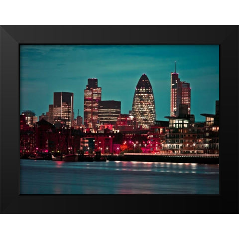 AF20110711 London 042C01 Black Modern Wood Framed Art Print by Frank, Assaf