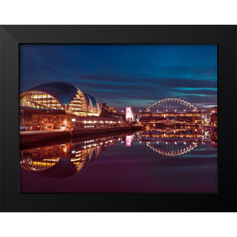 AF20120826 Newcastle 006-Edit Black Modern Wood Framed Art Print by Frank, Assaf