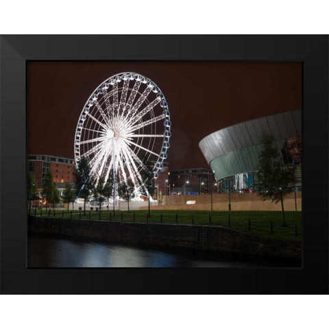 AF20120930 Liverpool 240 Black Modern Wood Framed Art Print by Frank, Assaf