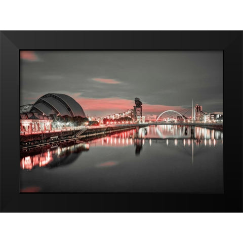 AF20121004 Glasgow 228X4C01 Black Modern Wood Framed Art Print by Frank, Assaf
