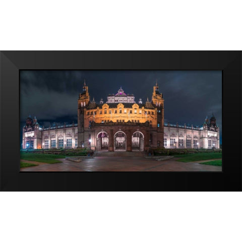 AF20121004 Glasgow 248PC07 Black Modern Wood Framed Art Print by Frank, Assaf