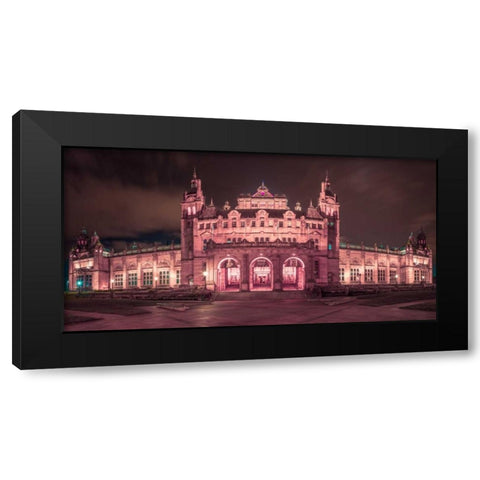 AF20121004 Glasgow 248PC08 Black Modern Wood Framed Art Print by Frank, Assaf