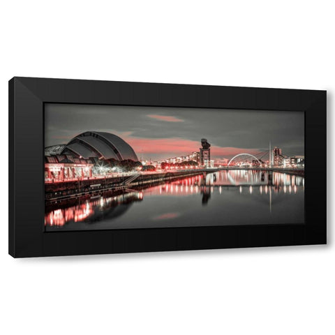 AF20121004 Glasgow 228X4C04 Black Modern Wood Framed Art Print with Double Matting by Frank, Assaf