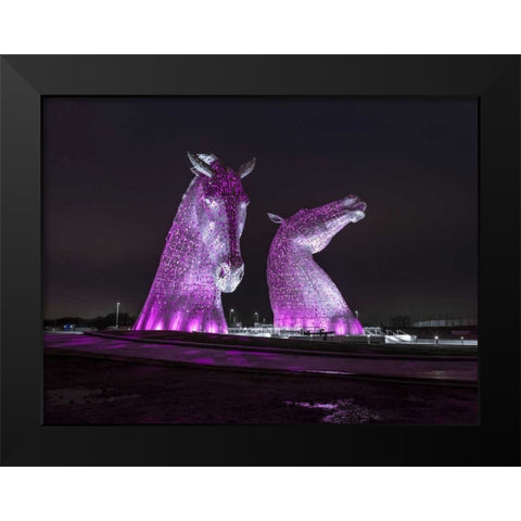 AF20150306 The Kelpies 1310C02 Black Modern Wood Framed Art Print by Frank, Assaf