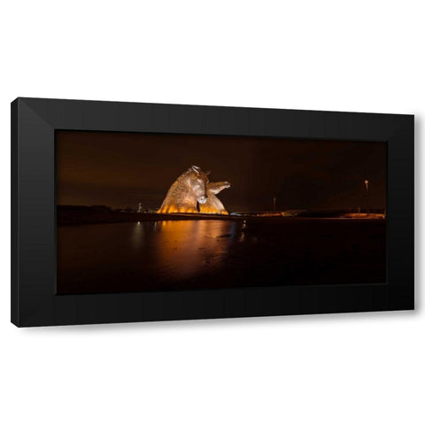 AF20150306 The Kelpies 1320PC01 Black Modern Wood Framed Art Print by Frank, Assaf