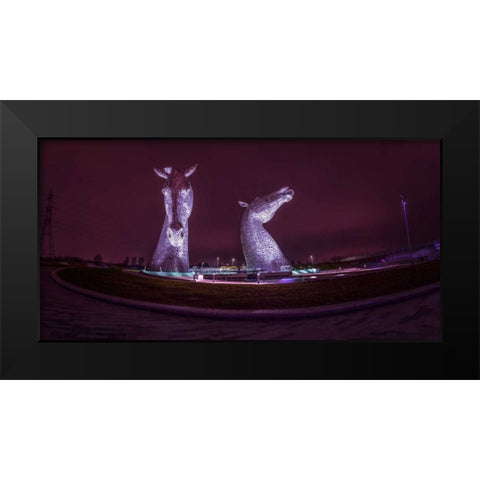 AF20150306 The Kelpies 1347PC02 Black Modern Wood Framed Art Print by Frank, Assaf