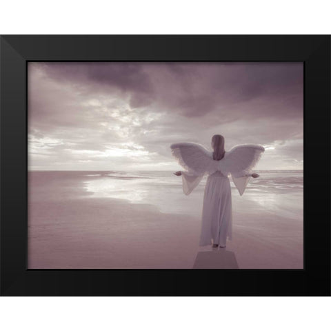AF20121001 Sea 058PC01 Black Modern Wood Framed Art Print by Frank, Assaf