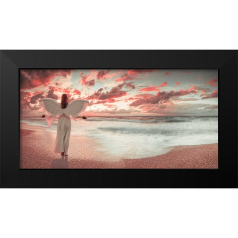 AF20150103 Beach 484P2C03 Black Modern Wood Framed Art Print by Frank, Assaf