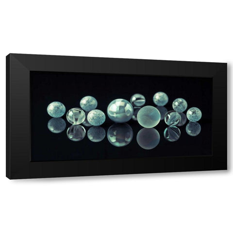 AF20150227 Marbles 123C06 Black Modern Wood Framed Art Print by Frank, Assaf