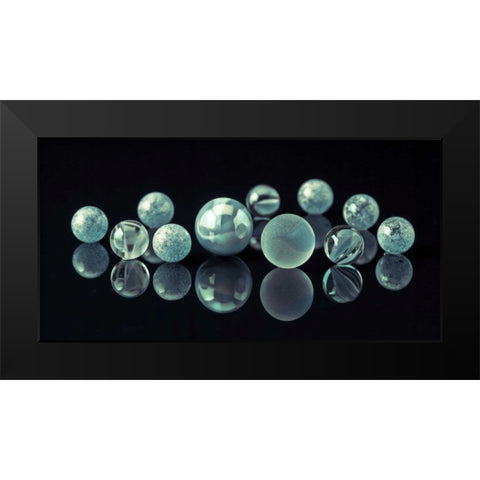 AF20150227 Marbles 123C06 Black Modern Wood Framed Art Print by Frank, Assaf