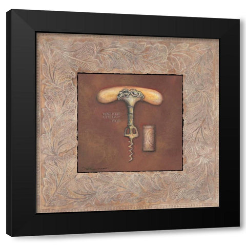 Walker Collar 1900 Black Modern Wood Framed Art Print with Double Matting by Marrott, Stephanie