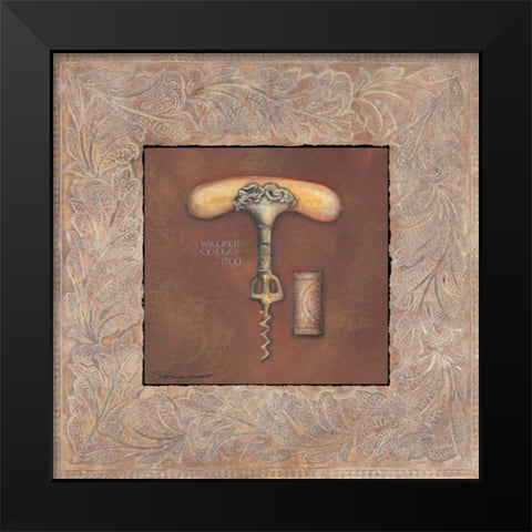 Walker Collar 1900 Black Modern Wood Framed Art Print by Marrott, Stephanie