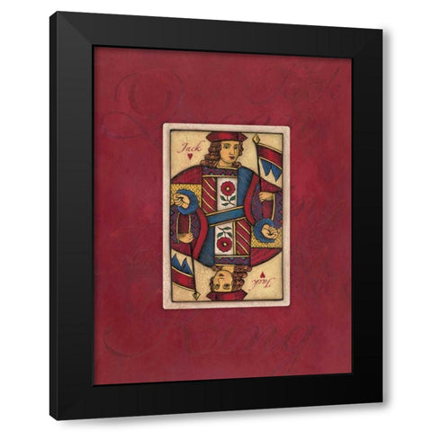 Jack Large Black Modern Wood Framed Art Print with Double Matting by Marrott, Stephanie