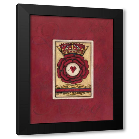 Ace Large Black Modern Wood Framed Art Print with Double Matting by Marrott, Stephanie