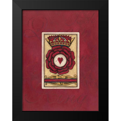 Ace Large Black Modern Wood Framed Art Print by Marrott, Stephanie
