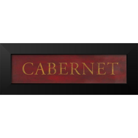 Cabernet Black Modern Wood Framed Art Print by Marrott, Stephanie