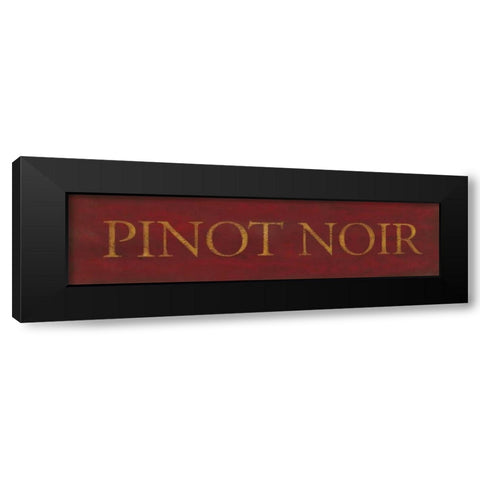 Pinot Noir Black Modern Wood Framed Art Print with Double Matting by Marrott, Stephanie