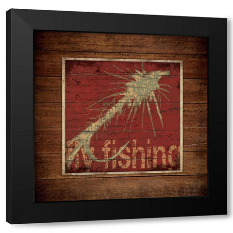 The Lure Black Modern Wood Framed Art Print by Marrott, Stephanie