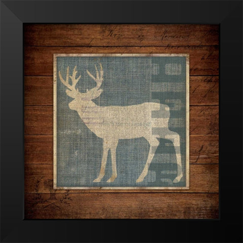 The Wild Life Black Modern Wood Framed Art Print by Marrott, Stephanie