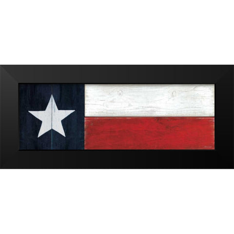 Texas Black Modern Wood Framed Art Print by Marrott, Stephanie