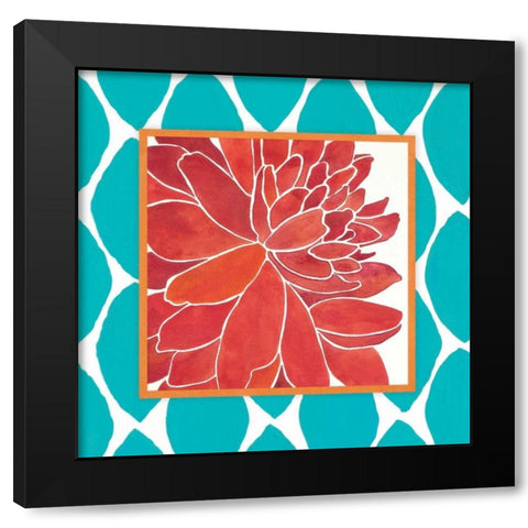 Modern Flower III Black Modern Wood Framed Art Print with Double Matting by Marrott, Stephanie