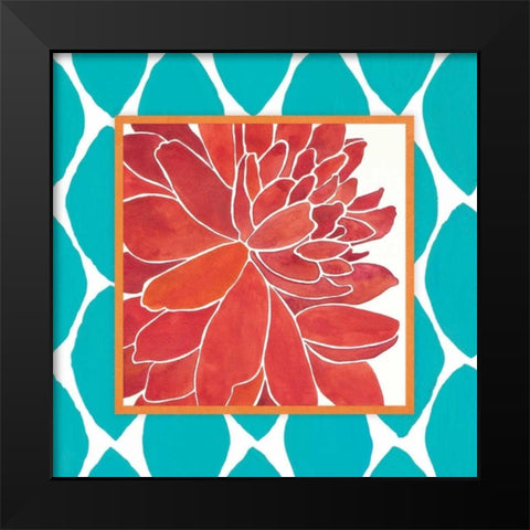 Modern Flower III Black Modern Wood Framed Art Print by Marrott, Stephanie