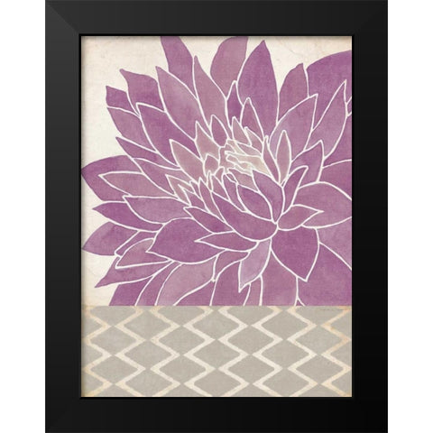 Dahlia Orchid I Black Modern Wood Framed Art Print by Marrott, Stephanie