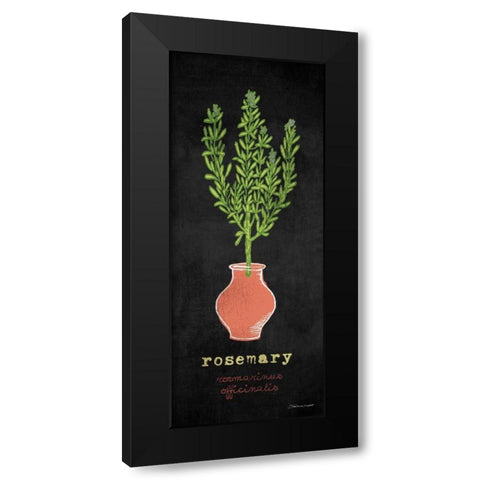 Rosemary Black Modern Wood Framed Art Print by Marrott, Stephanie