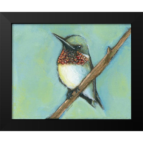 Taking A Rest Black Modern Wood Framed Art Print by Marrott, Stephanie