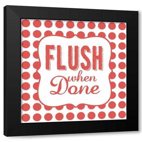 Flush Black Modern Wood Framed Art Print with Double Matting by Marrott, Stephanie