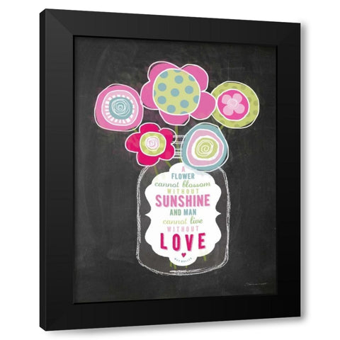 Without Love Black Modern Wood Framed Art Print by Marrott, Stephanie