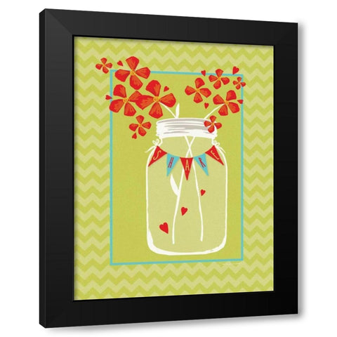 Share Jar Black Modern Wood Framed Art Print with Double Matting by Marrott, Stephanie