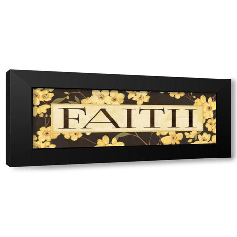 Faith Black Modern Wood Framed Art Print by Marrott, Stephanie