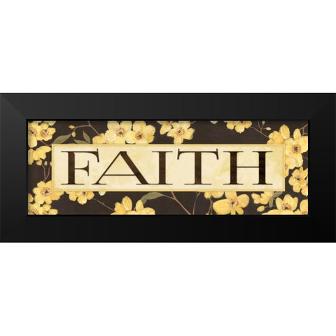 Faith Black Modern Wood Framed Art Print by Marrott, Stephanie