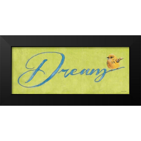 Dream Black Modern Wood Framed Art Print by Marrott, Stephanie