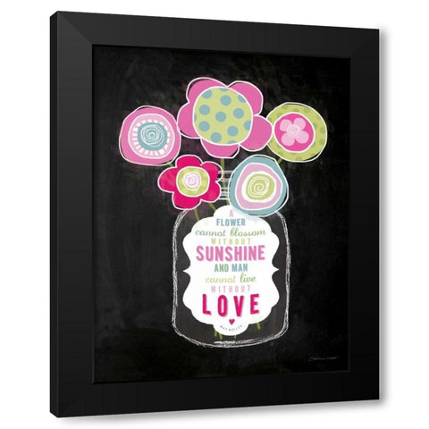Without Love Black Modern Wood Framed Art Print with Double Matting by Marrott, Stephanie