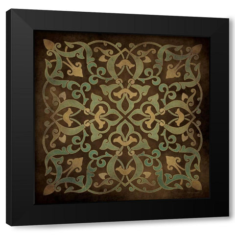 Tile Design I Black Modern Wood Framed Art Print by Marrott, Stephanie
