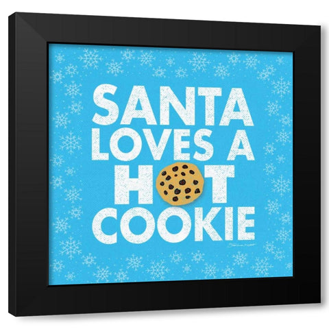 Hot Cookie Black Modern Wood Framed Art Print by Marrott, Stephanie