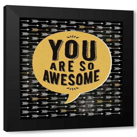 Awesome Black Modern Wood Framed Art Print with Double Matting by Marrott, Stephanie
