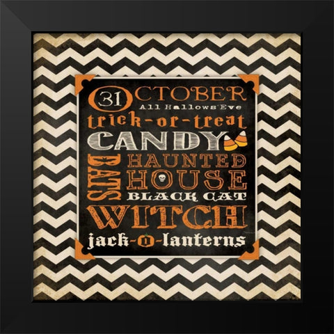 Black Modern Wood Framed Art Print by Marrott, Stephanie