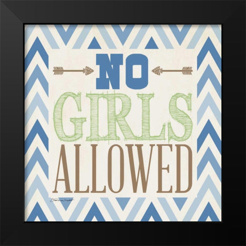 Playroom Boy II Black Modern Wood Framed Art Print by Marrott, Stephanie