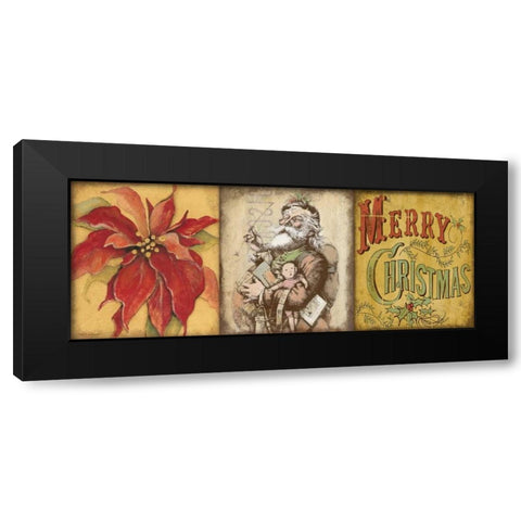 Holiday 3 Patch I Black Modern Wood Framed Art Print with Double Matting by Marrott, Stephanie