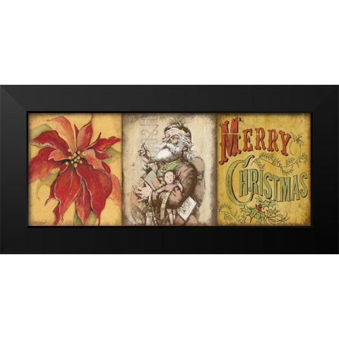 Holiday 3 Patch I Black Modern Wood Framed Art Print by Marrott, Stephanie