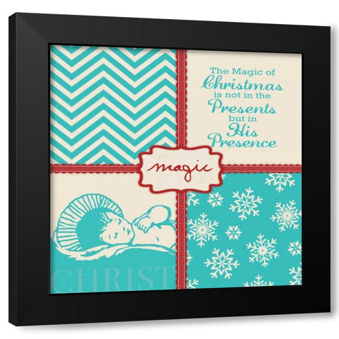 The Magic Black Modern Wood Framed Art Print with Double Matting by Marrott, Stephanie
