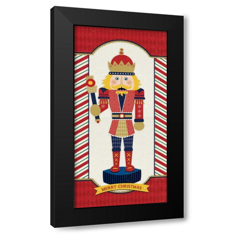 Nutcracker II Black Modern Wood Framed Art Print with Double Matting by Marrott, Stephanie