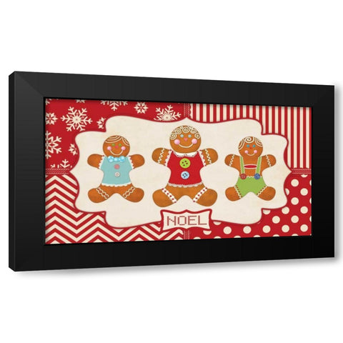 Gingerbread I Black Modern Wood Framed Art Print with Double Matting by Marrott, Stephanie