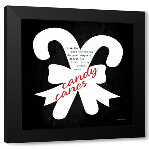 Humble Black Modern Wood Framed Art Print by Marrott, Stephanie