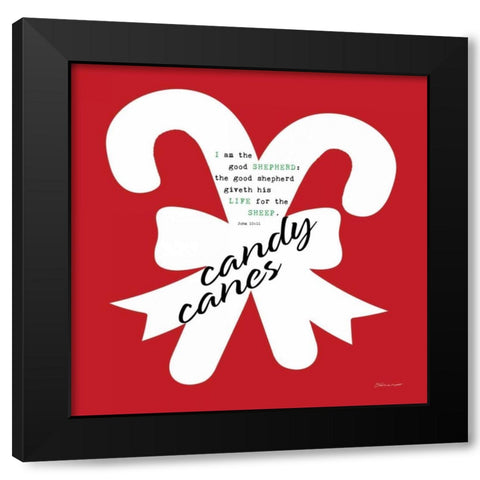 Humble - Red Black Modern Wood Framed Art Print by Marrott, Stephanie