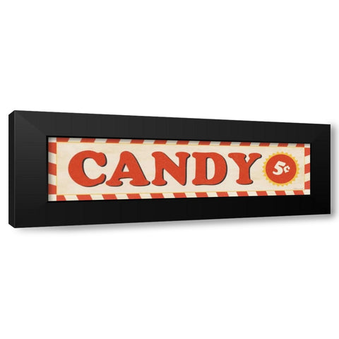 Candy Black Modern Wood Framed Art Print with Double Matting by Marrott, Stephanie