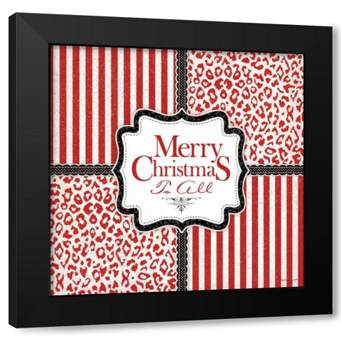 Cheer - Animal White Black Modern Wood Framed Art Print with Double Matting by Marrott, Stephanie